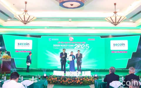 Secoin vinh dự đón nhận Danh hiệu Doanh nghiệp Xanh TP.HCM năm 2025